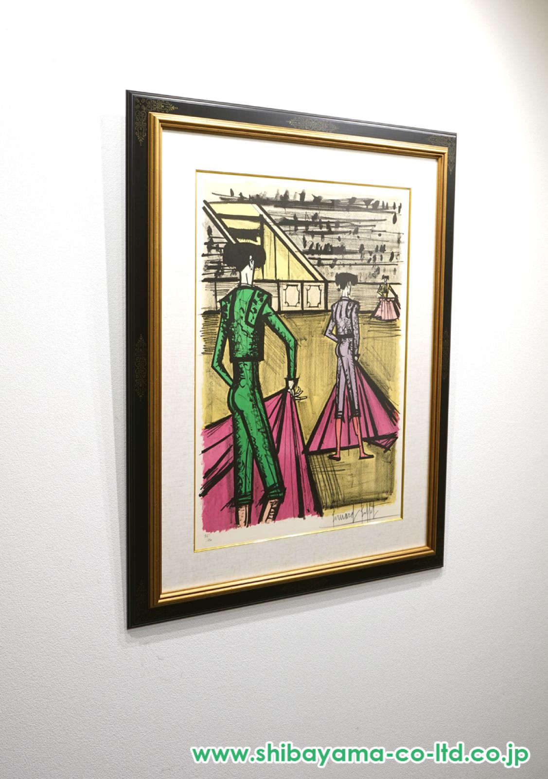 ART - ベルナール・ビュッフェ アルバム闘牛士より 人物画 額新品 絵画 版画 真作保証 ベルナール・ビュッフェ アルバム闘牛士より IX | 絵画など美術