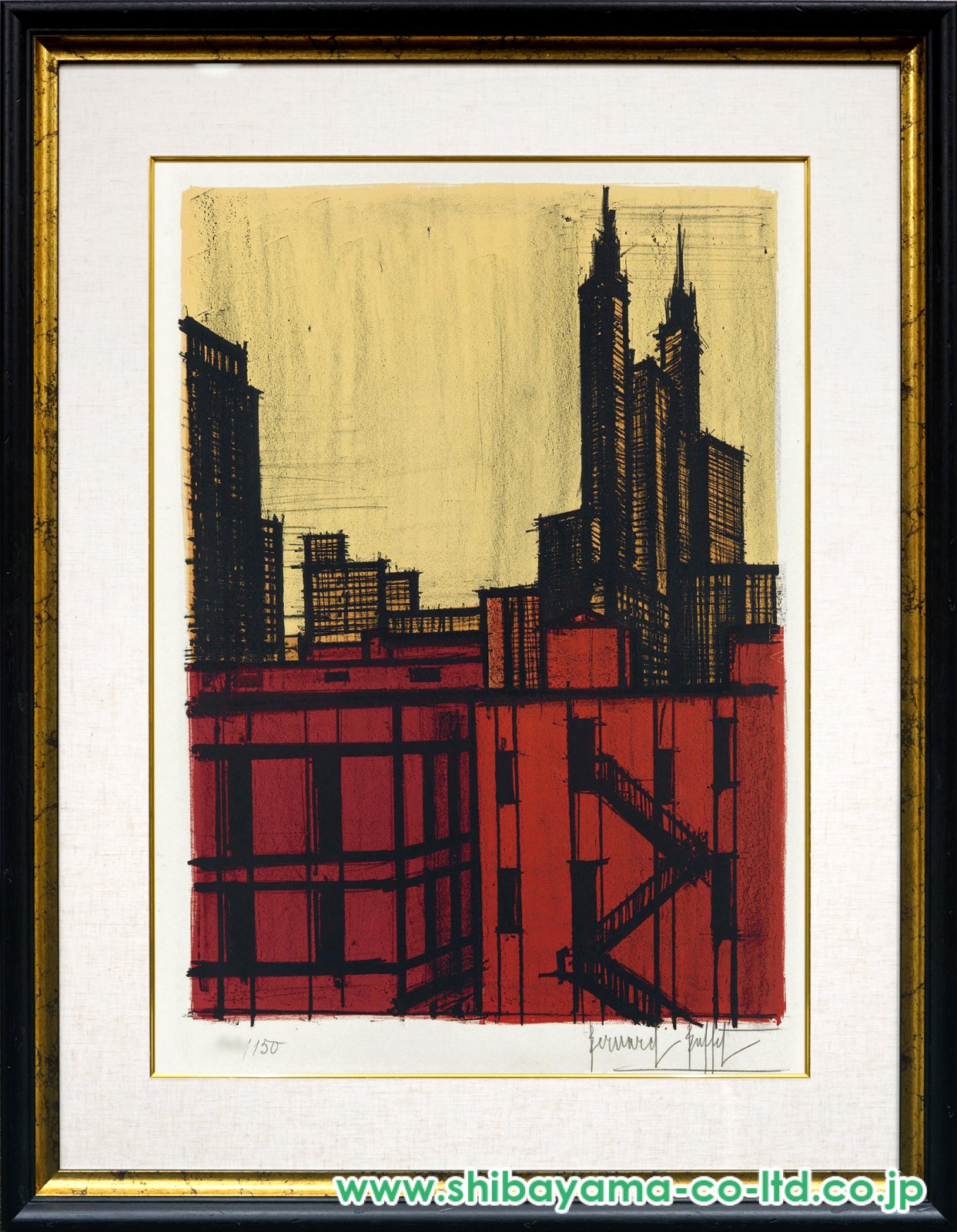 ベルナール・ビュッフェ「Album New Yorkより『ニューヨーク・シリーズ