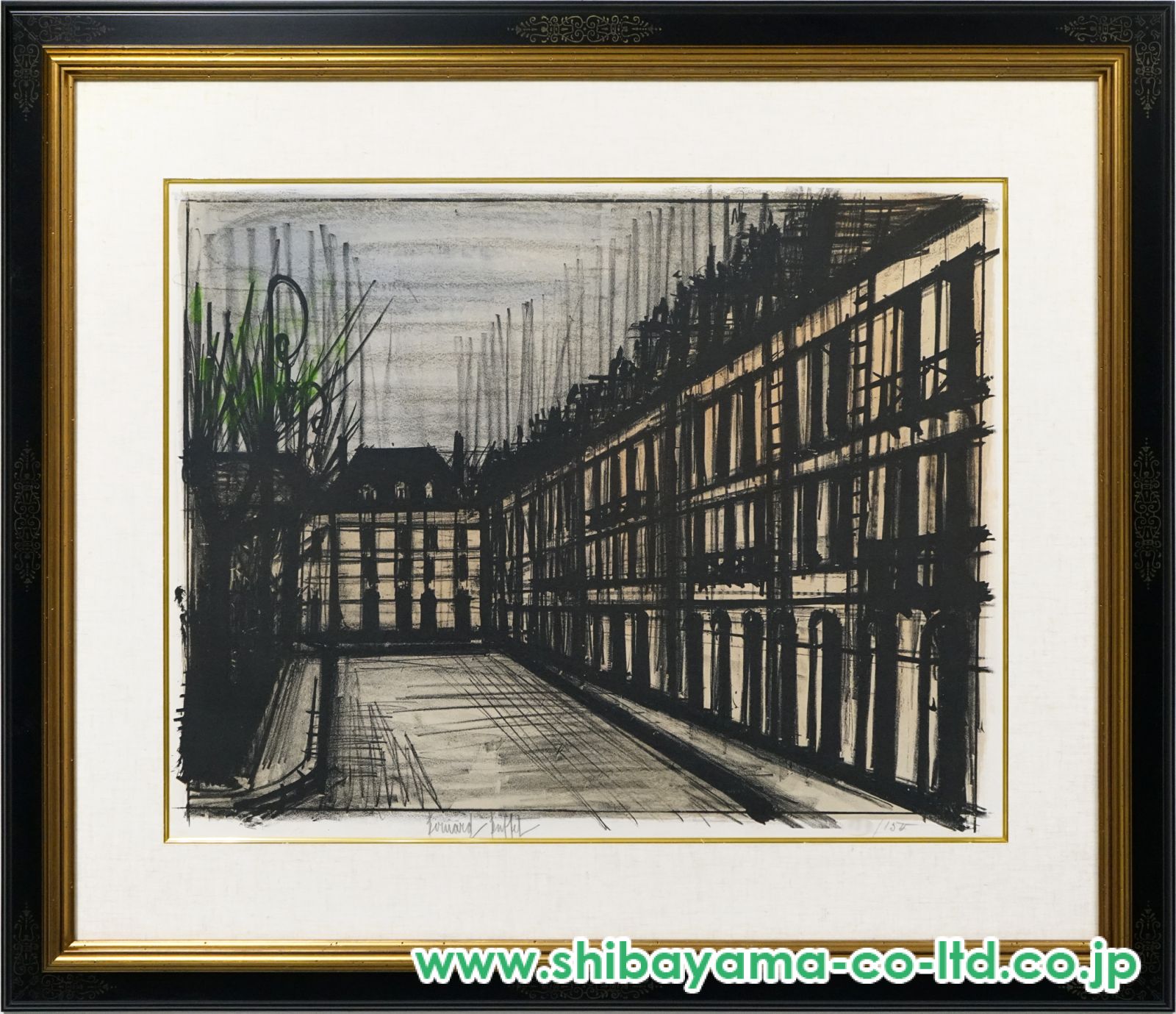 ベルナール・ビュフェ　93-1951　画集より Yahoo!オークション - 絵画 工芸画 サントリー ベルナール