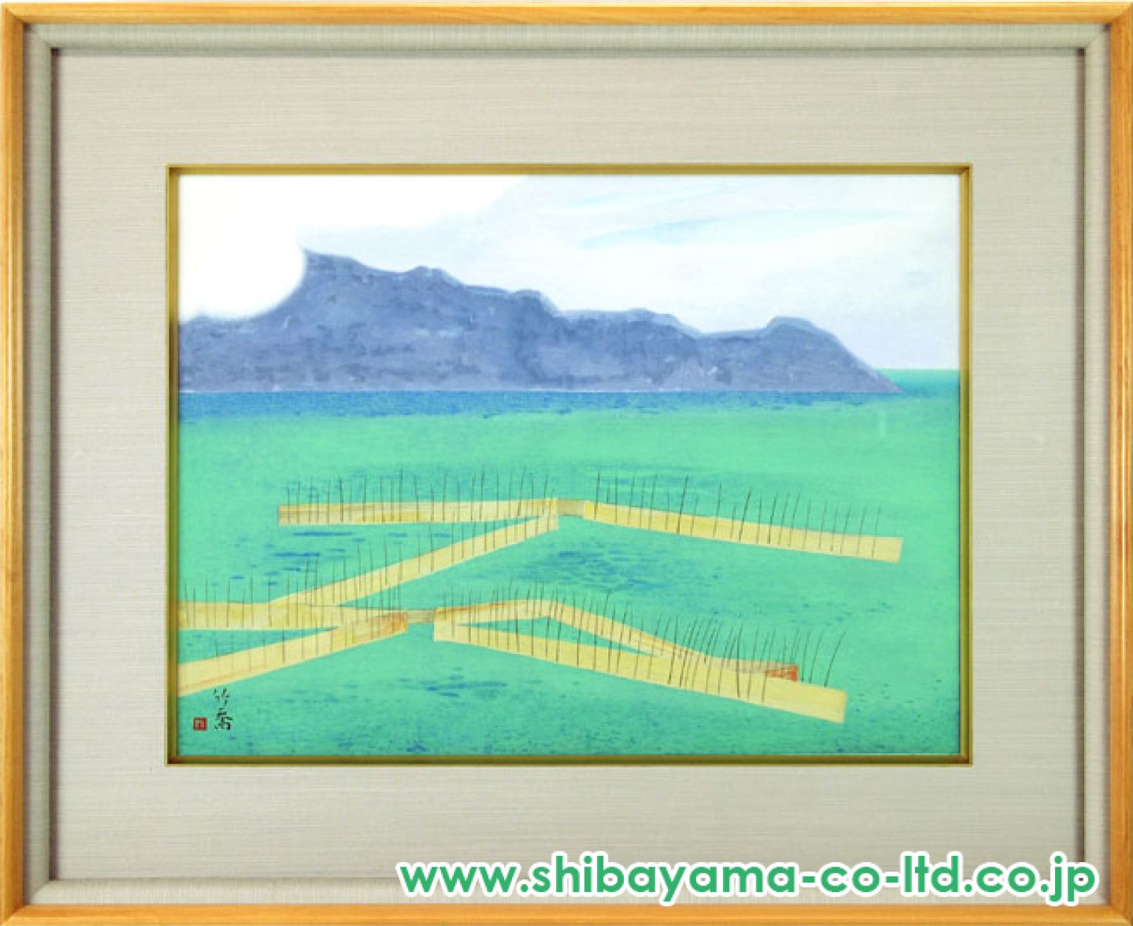 小野竹喬【朝富士】lithograph200限定 7441_532fbb9a394ef272096668.jpg