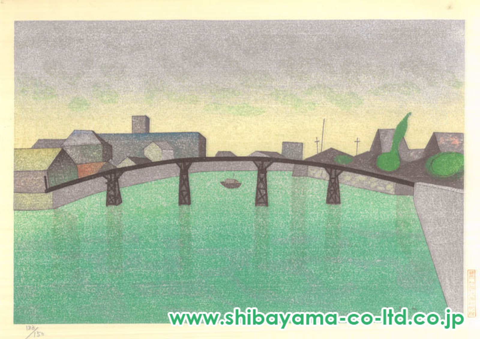 絵画　「暁映」牛島憲之　280/388 穏やかな心の反映◇牛島憲之の絵画｜よいのはる
