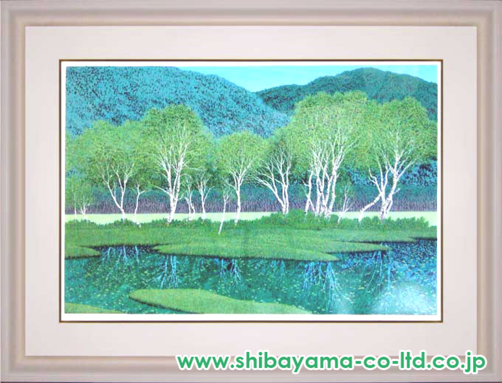小暮真望「爽涼」シルクスクリーン :: 絵画買取・販売 - シバヤマ