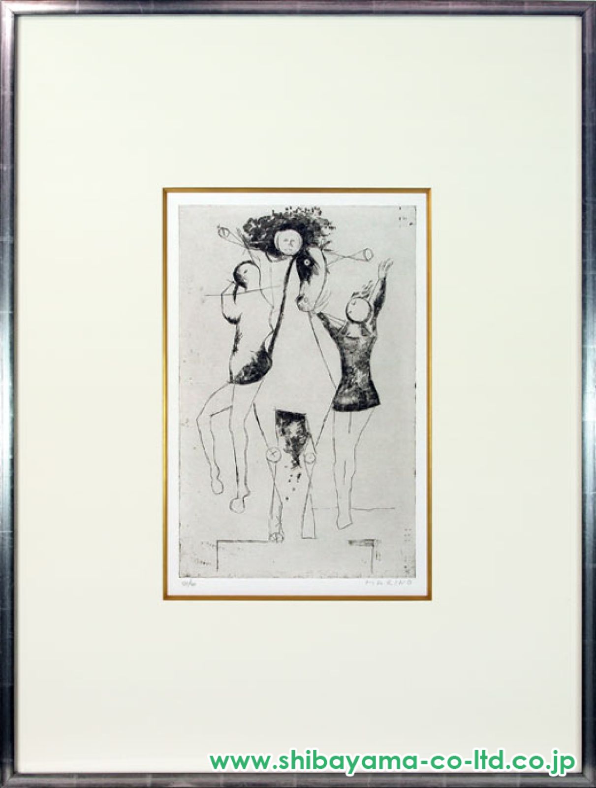 マリノ・マリーニ「軽業師たち」銅版画 :: 絵画買取・販売