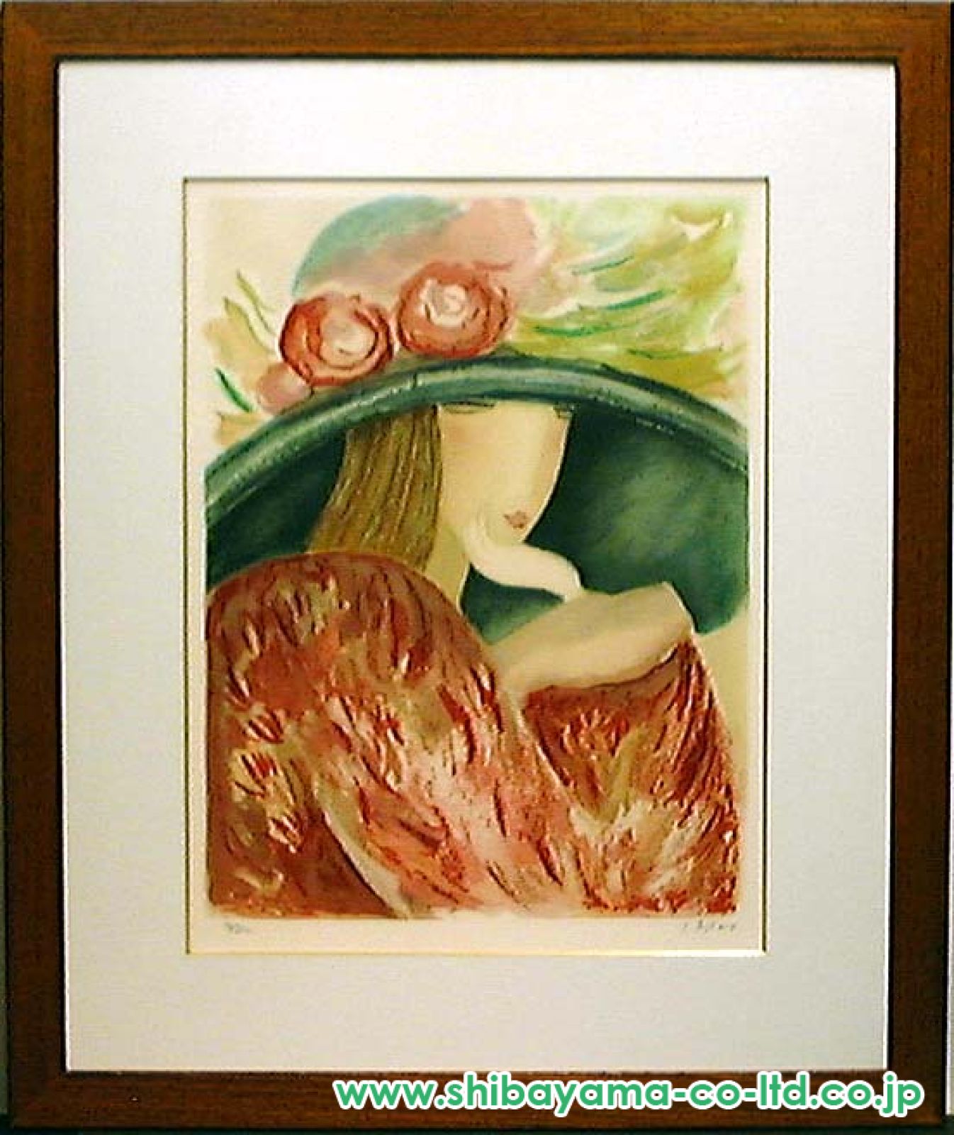 ラスス　リトグラフ　あじさいのブーケ　絵画　限定品 リトグラフ「青い紫陽花」 版画 takeshiro painting 通販