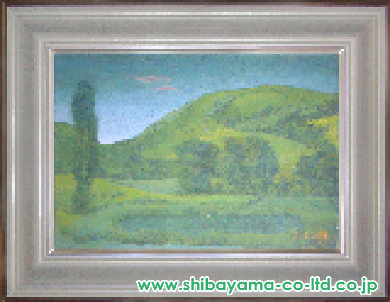 高山辰雄「朝」日本画 F10号 :: 絵画買取・販売 - シバヤマ