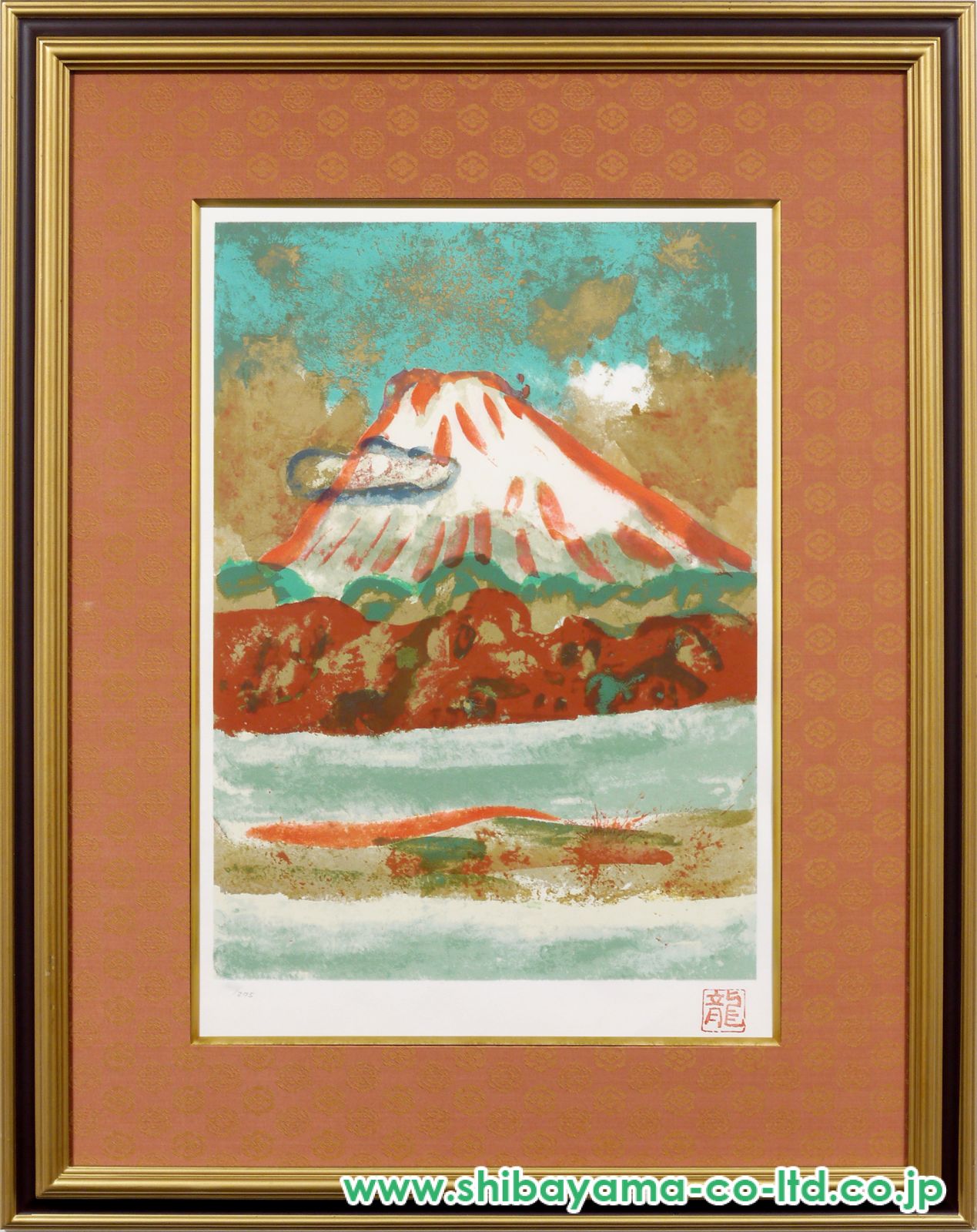 木版画 梅原龍三郎 静物 1960年 RV サイン入り 静物 - 東京国立近代美術館