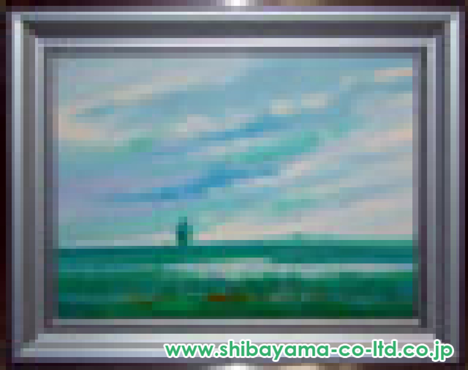 絶対お得!! 価値を次代へ！！川崎春彦画家、風薫る原。北海道。風景画 川崎春彦「風景」日本画 F20号 :: 絵画買取・販売 - シバヤマ