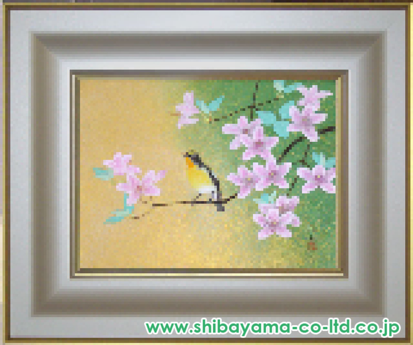 冨田保和「春陽」日本画 F4号 :: 絵画買取・販売 - シバヤマ