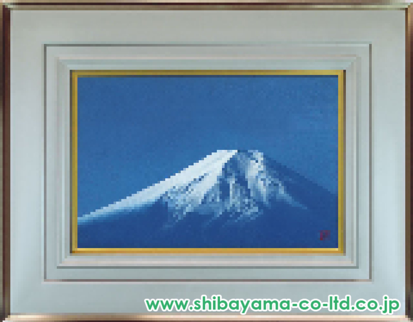 688 小山 茂 白梅 絵画 23×16 小山茂「雅」日本画 F6号 :: 絵画買取・販売 - シバヤマ