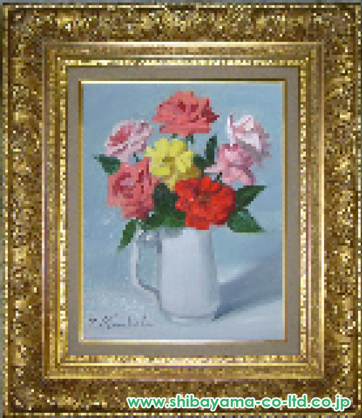 木下孝則「薔薇」油彩 F6号 :: 絵画買取・販売 - シバヤマ