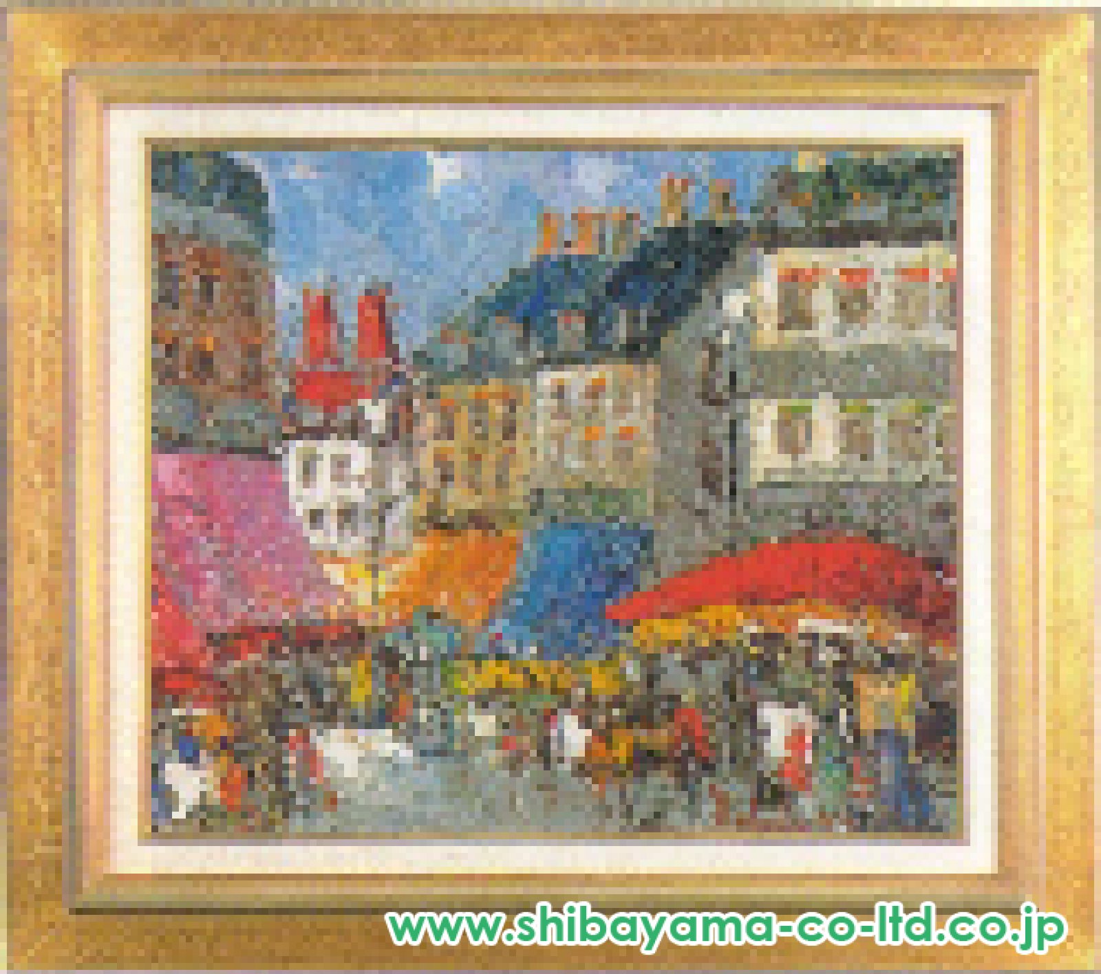 渡部ひでき「パリ風景」油彩 :: 絵画買取・販売 - シバヤマ
