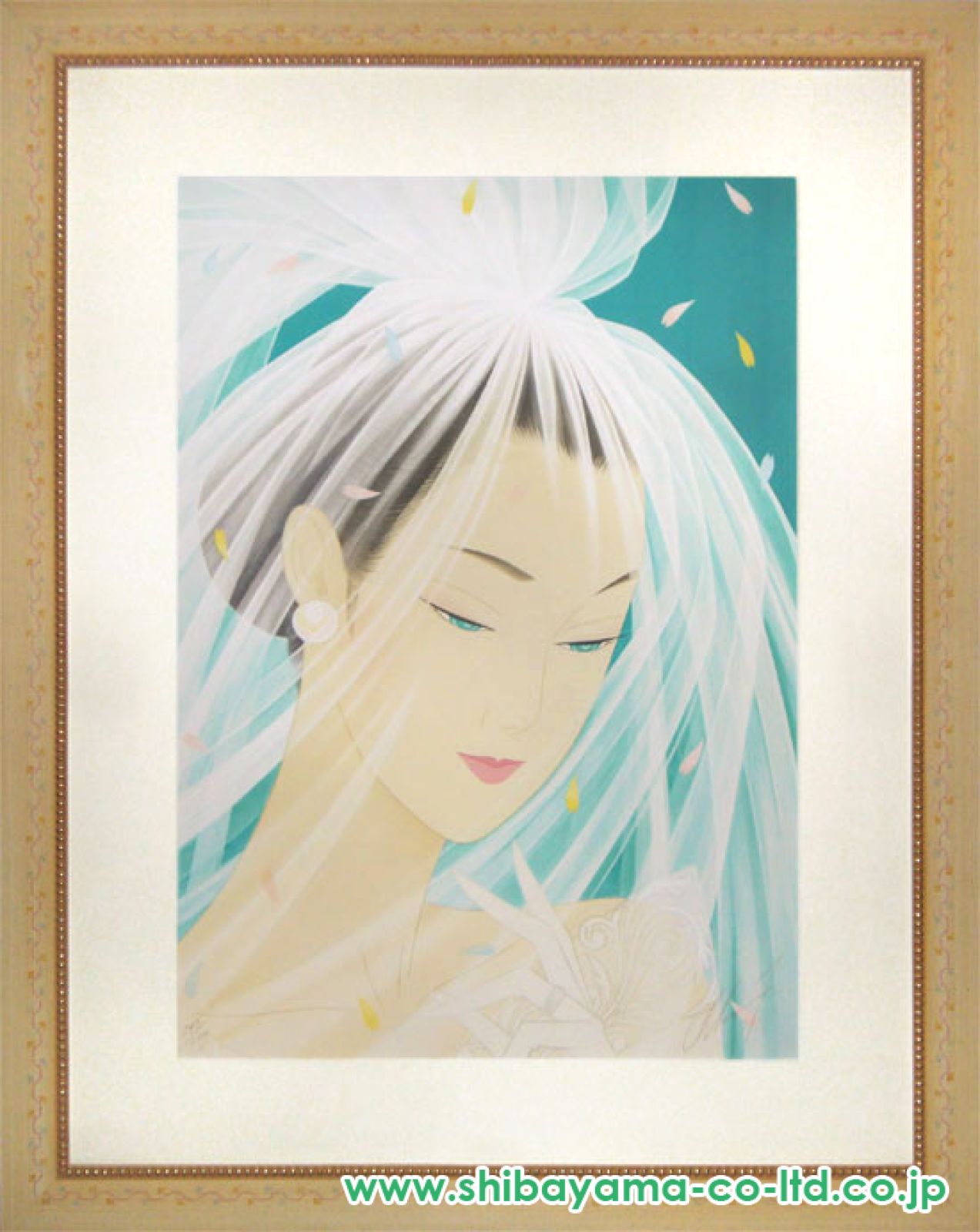 鶴田一郎「セレブレイト」リトグラフ :: 絵画買取・販売 - シバヤマ