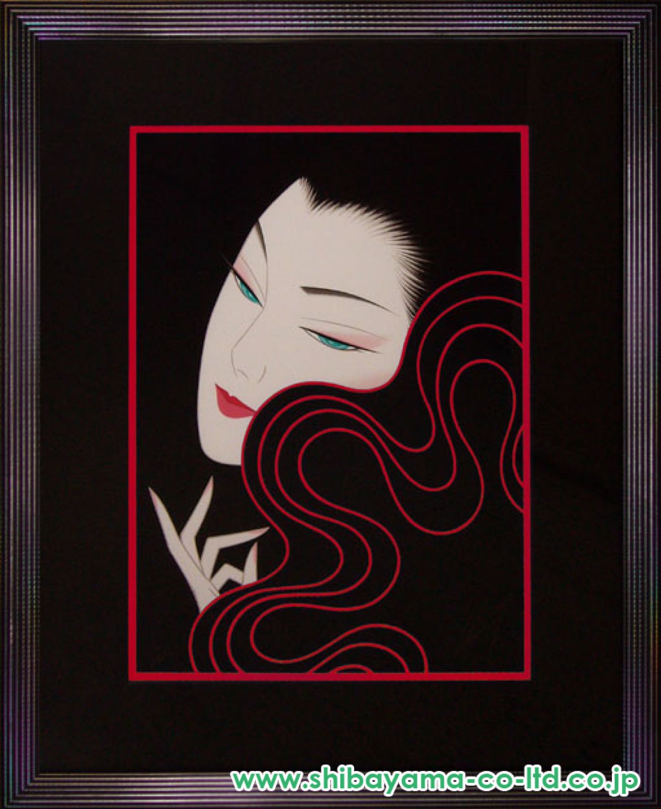 鶴田一郎シルクスクリーン版画「ホリー」 公式ショップ】 鶴田一郎シルクスクリーン版画「ホリー」 絵画