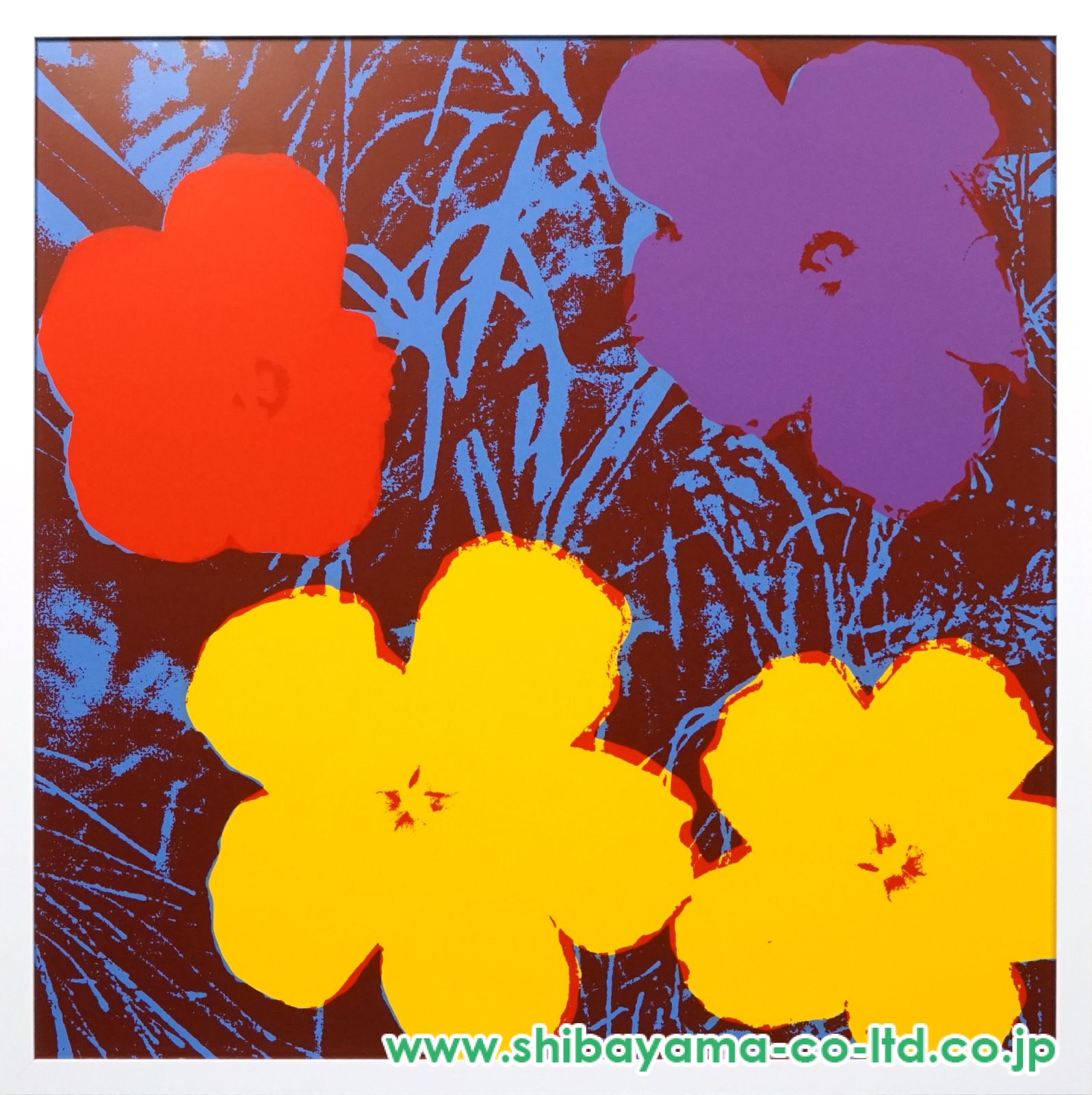 アンディ・ウォーホル「FLOWERS 11.71」シルクスクリーン