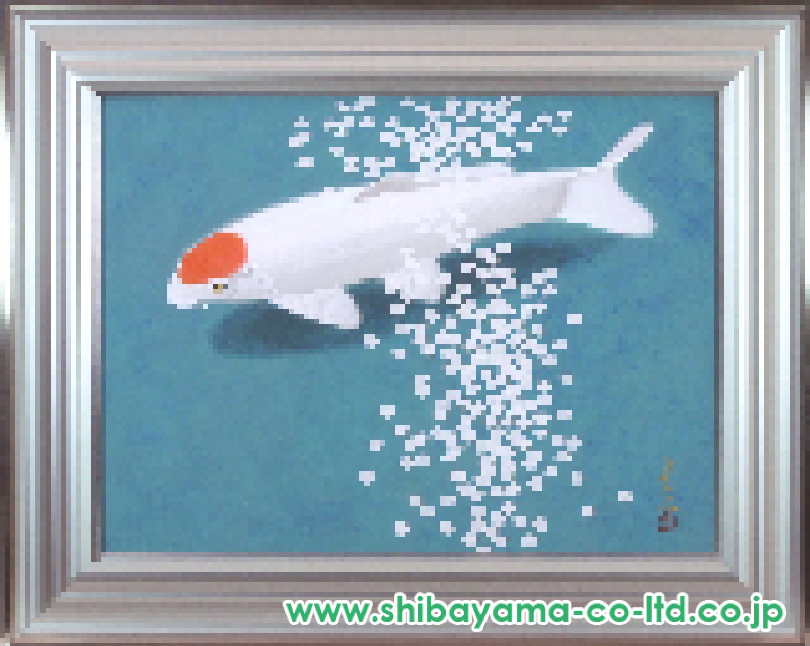 室井東志生「はなかげ」日本画 12号 :: 絵画買取・販売 - シバヤマ