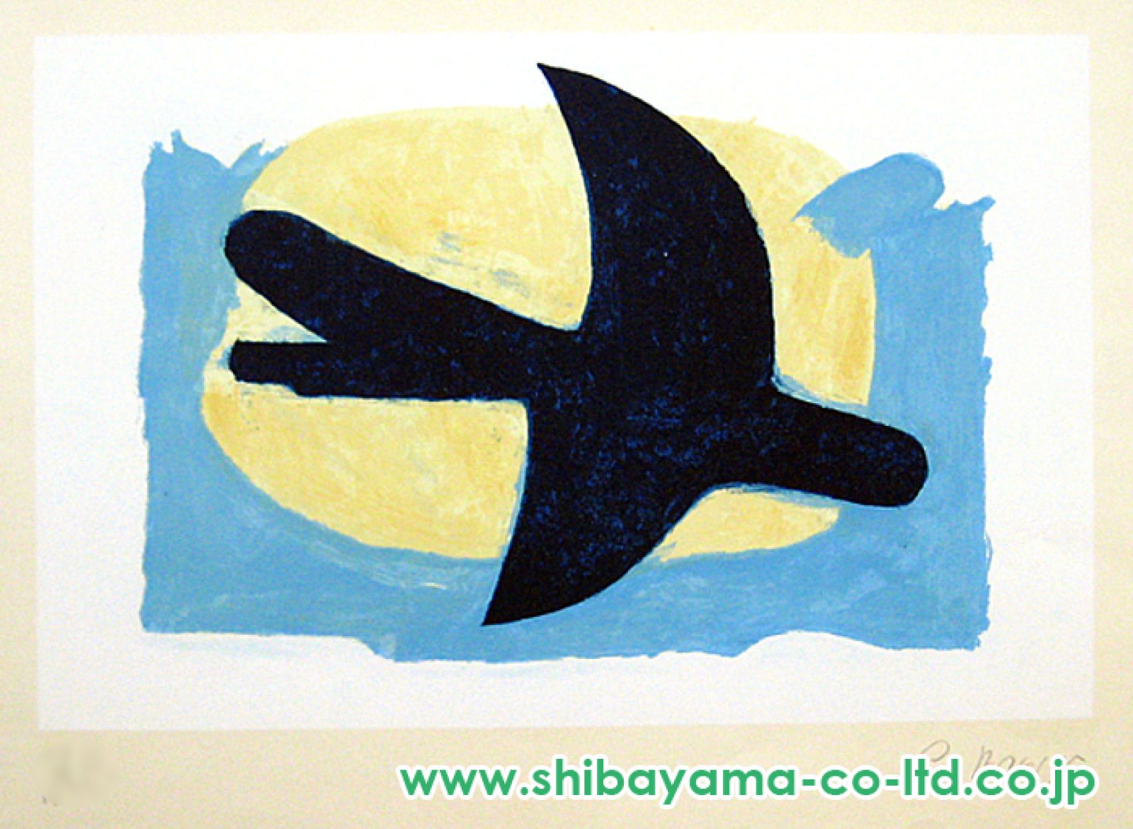 シャルル・ラピック『鳥のさえずり』リトグラフ【真作保証】 絵画 シャルル・ラピック 『鳥のさえずり』 リトグラフ - 北海道画廊