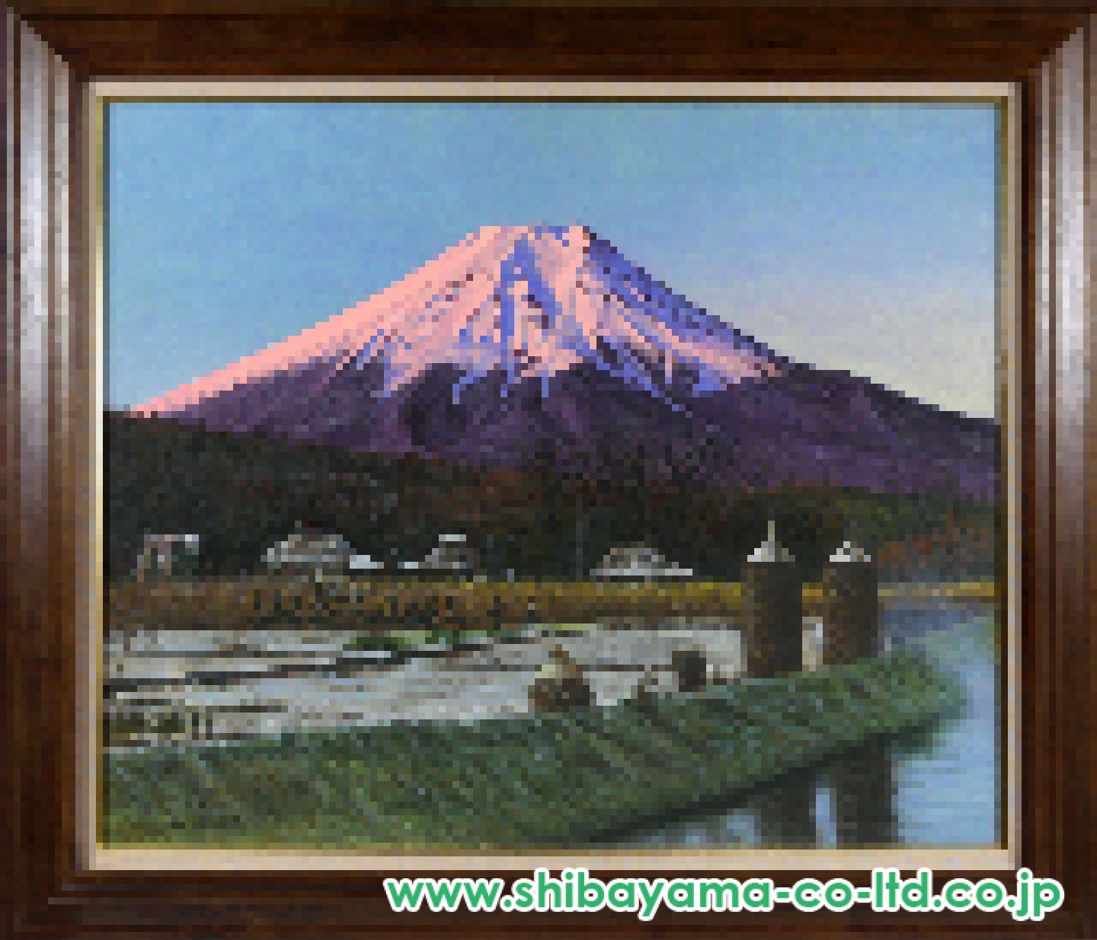 高橋利彦「霜の朝」油彩 20号 :: 絵画買取・販売 - シバヤマ