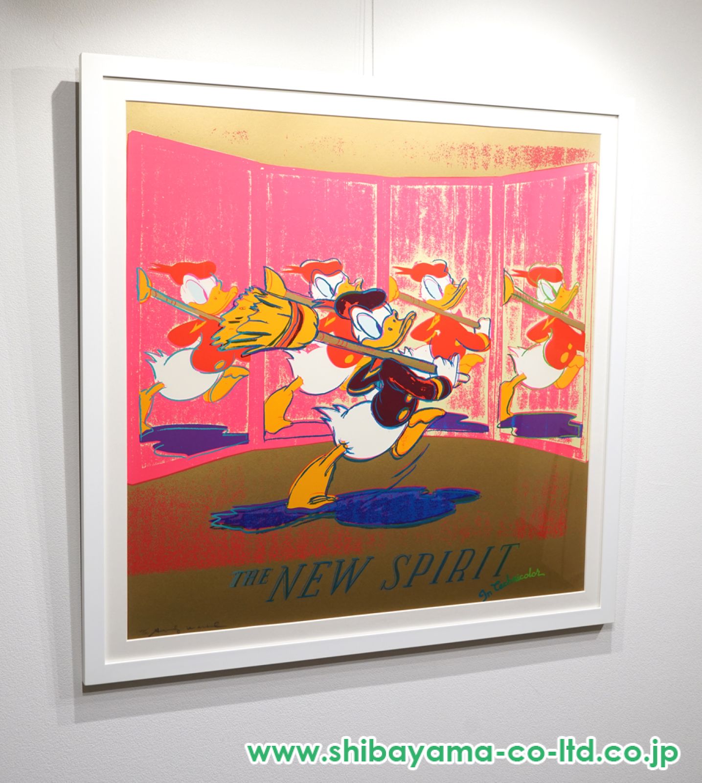 アンディ・ウォーホル「Adsより『THE NEW SPIRIT (DONALD DUCK