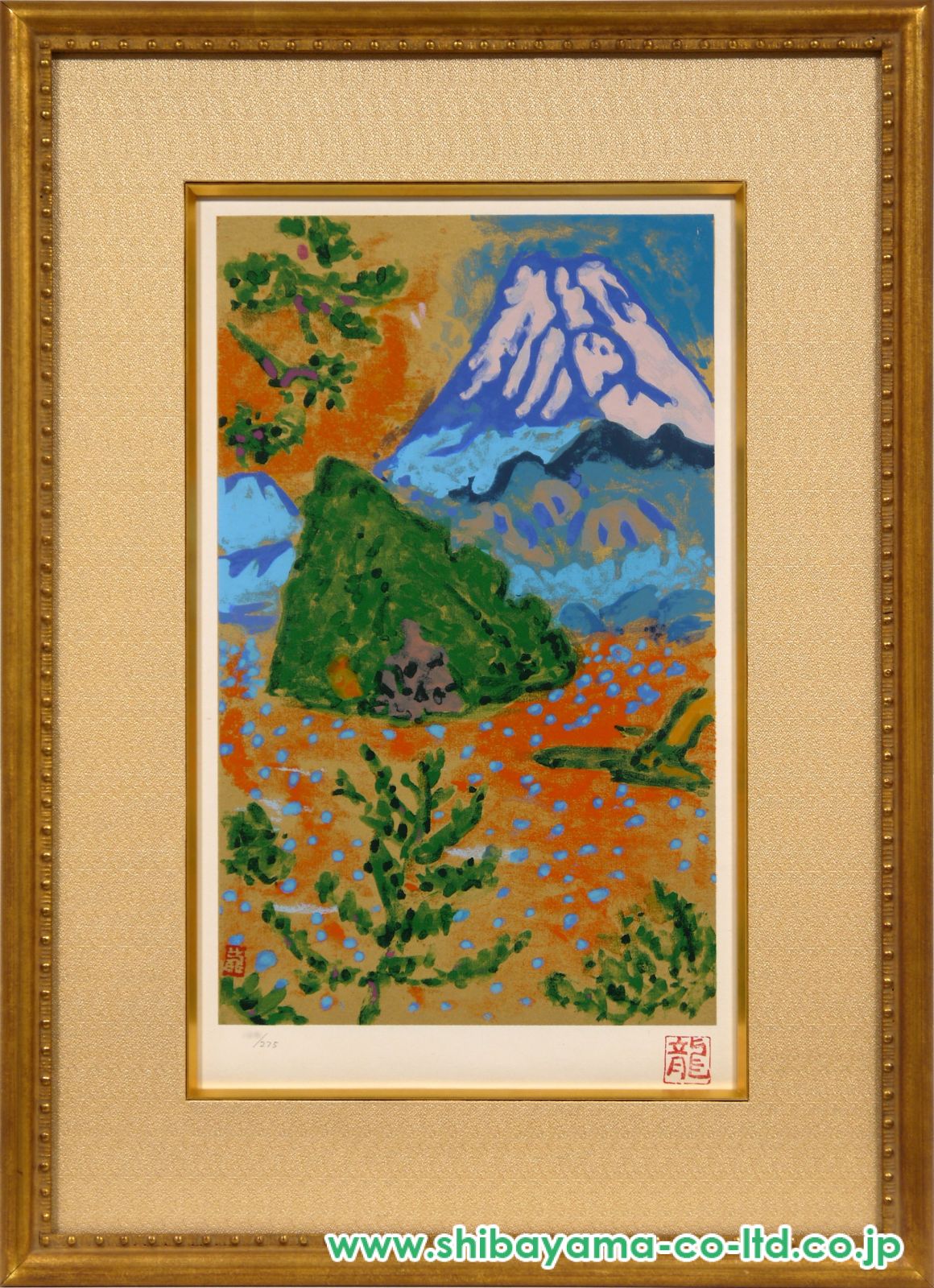 値下げ　梅原龍三郎の富士の油彩画模写 値下げ 梅原龍三郎の富士の油彩画模写 - メルカリ
