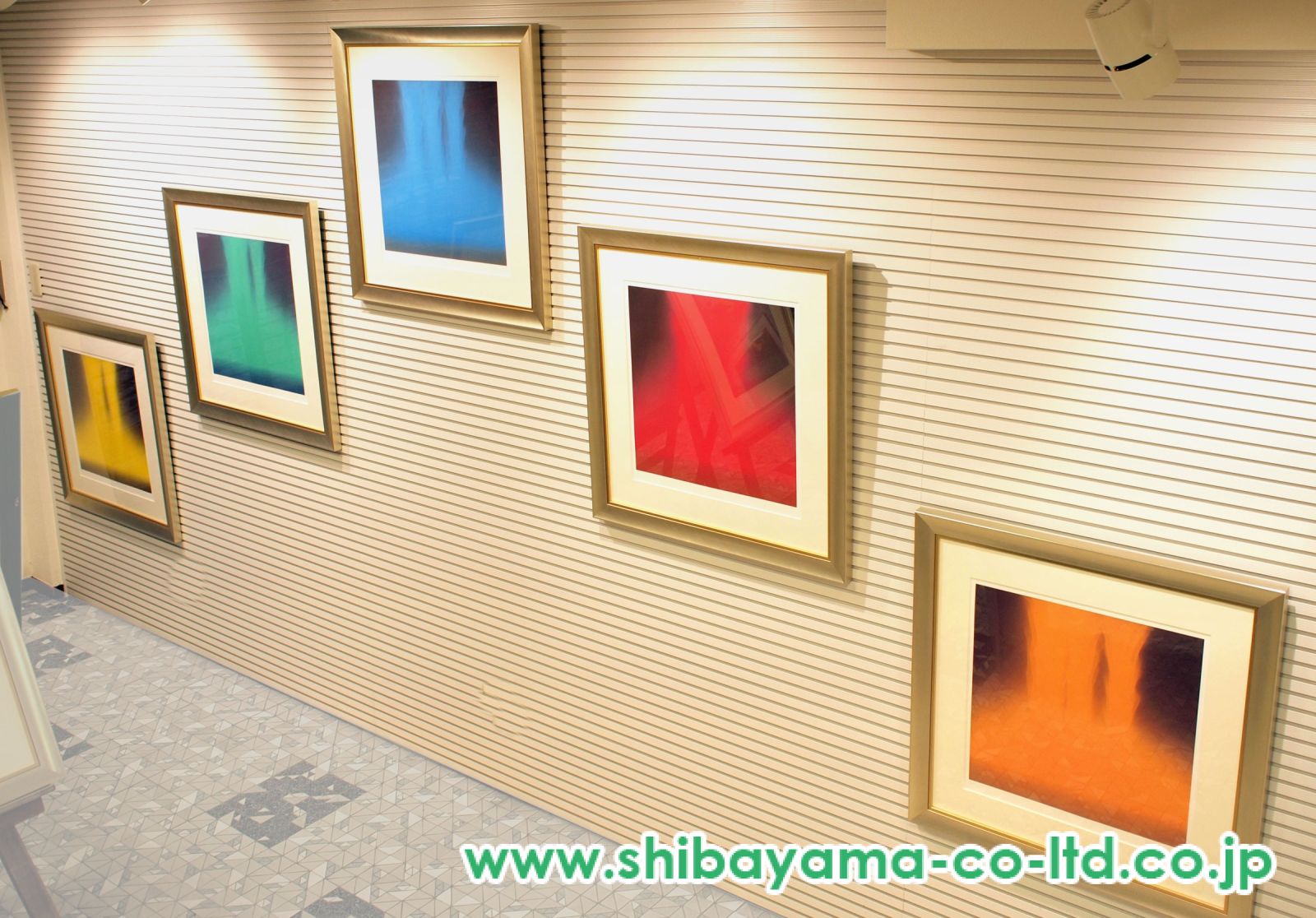 レオパシリコ　秋（フォール）　版画　額入り　オレンジ　木　森 千住博 | 額縁・絵画販売 Masuzawa