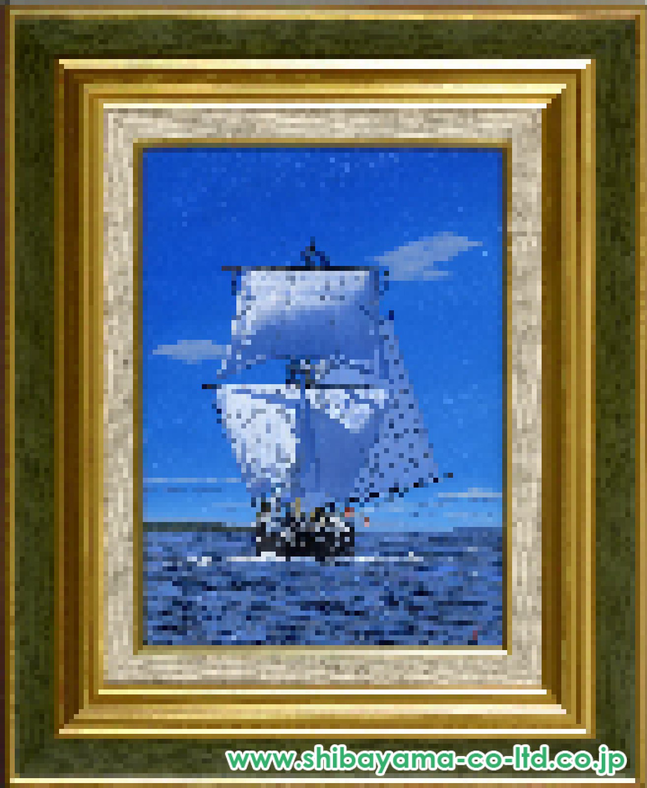 石坂仁良「快風」油彩 4号 :: 絵画買取・販売 - シバヤマ