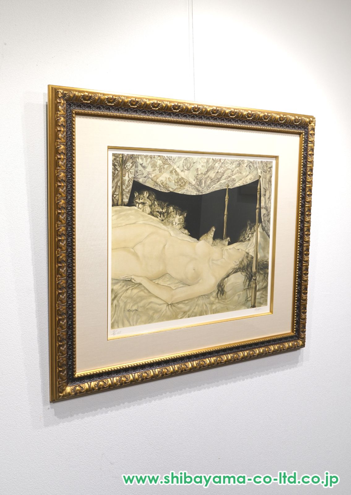 藤田嗣治「夢 (GUY SPITZER 版)」リトグラフ :: 絵画買取・販売