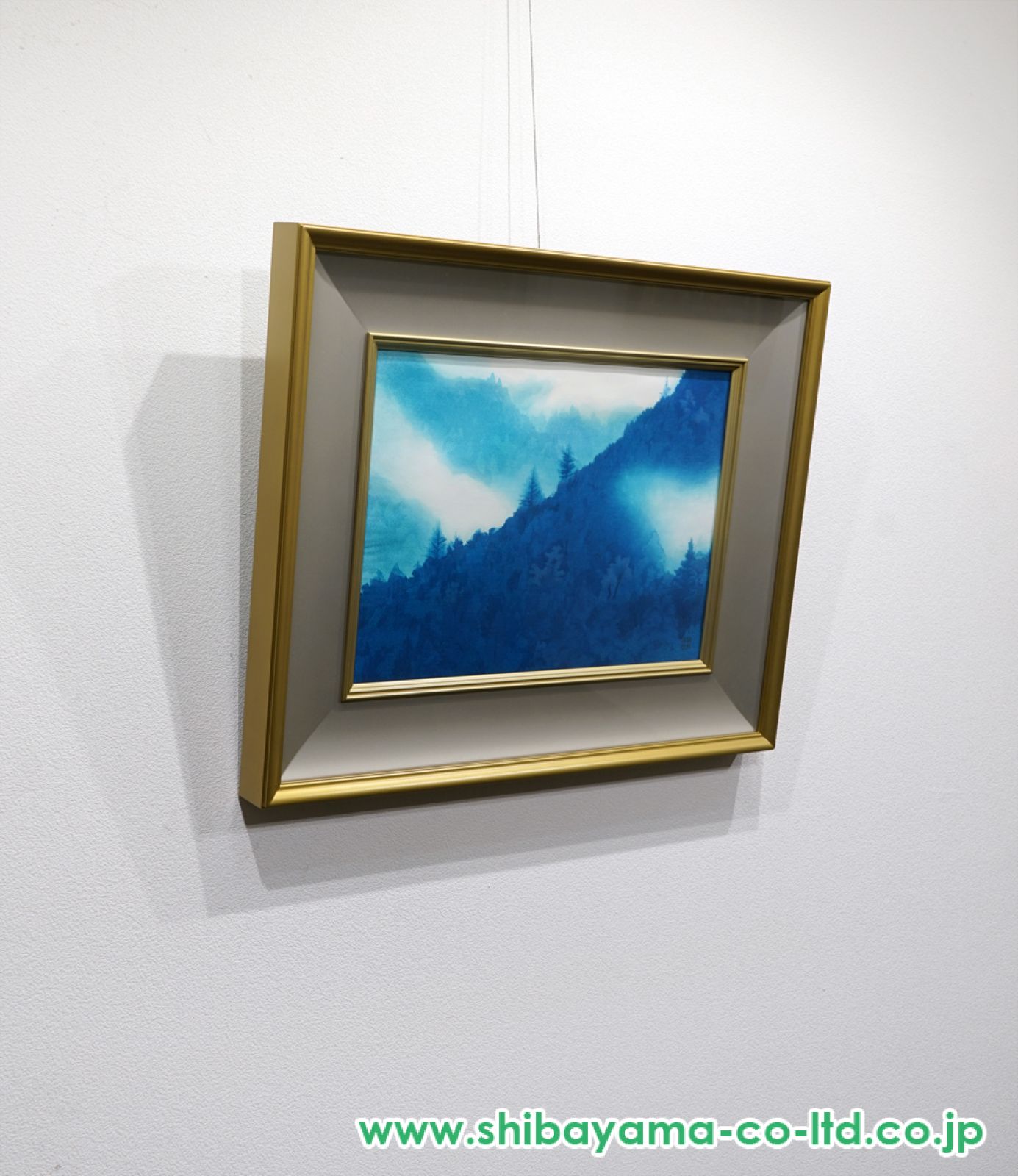 東山　魁夷、朝雲、希少画集画、新品額装付 楽天市場】東山魁夷 絵画 朝雲−吉野− 送料無料 【複製】【美術