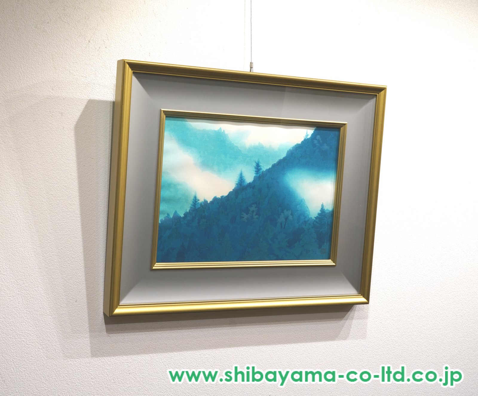 東山魁夷「朝雲」木版画 :: 絵画買取・販売 - シバヤマ