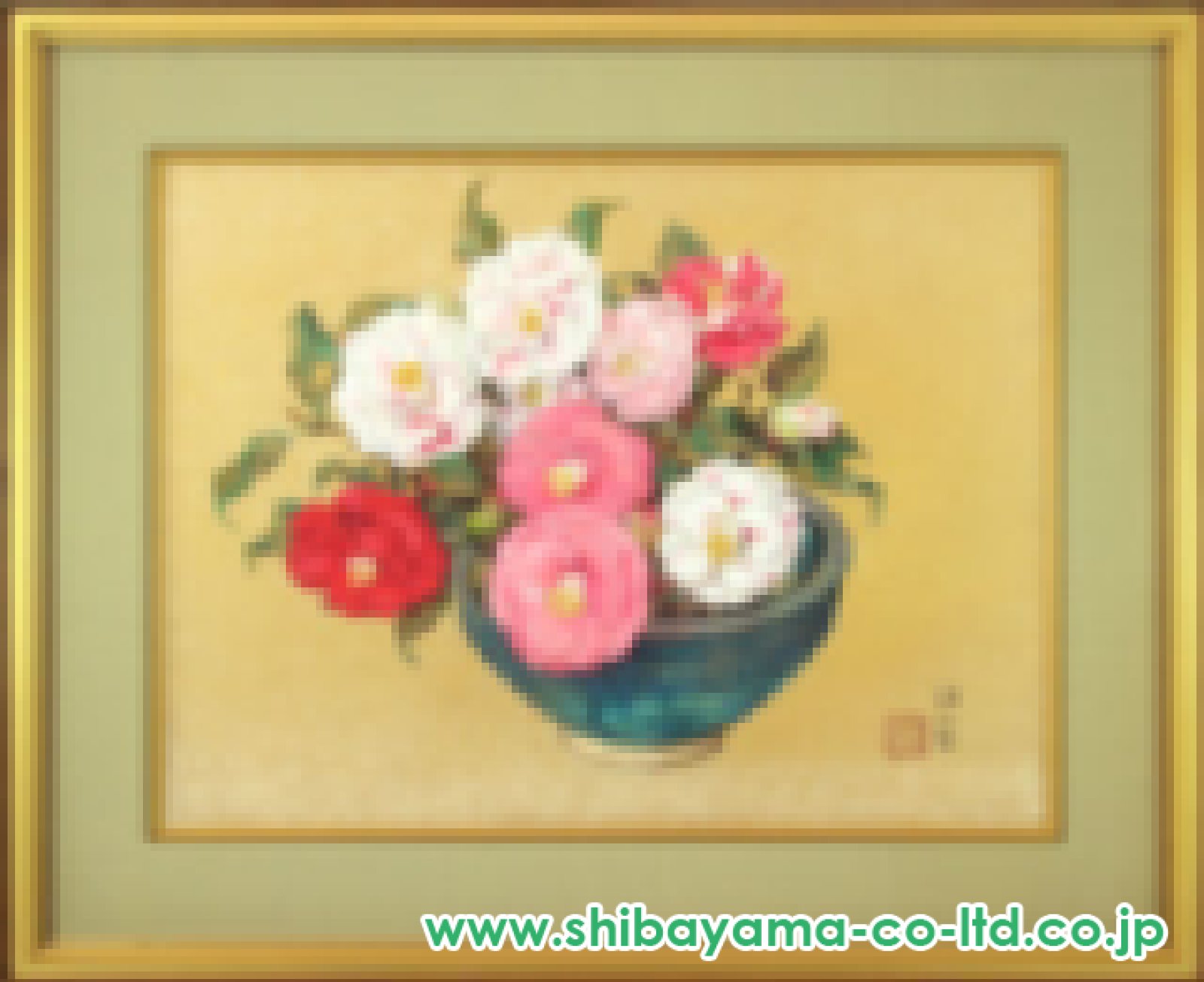 伊東深水「花」日本画 12号 :: 絵画買取・販売 - シバヤマ