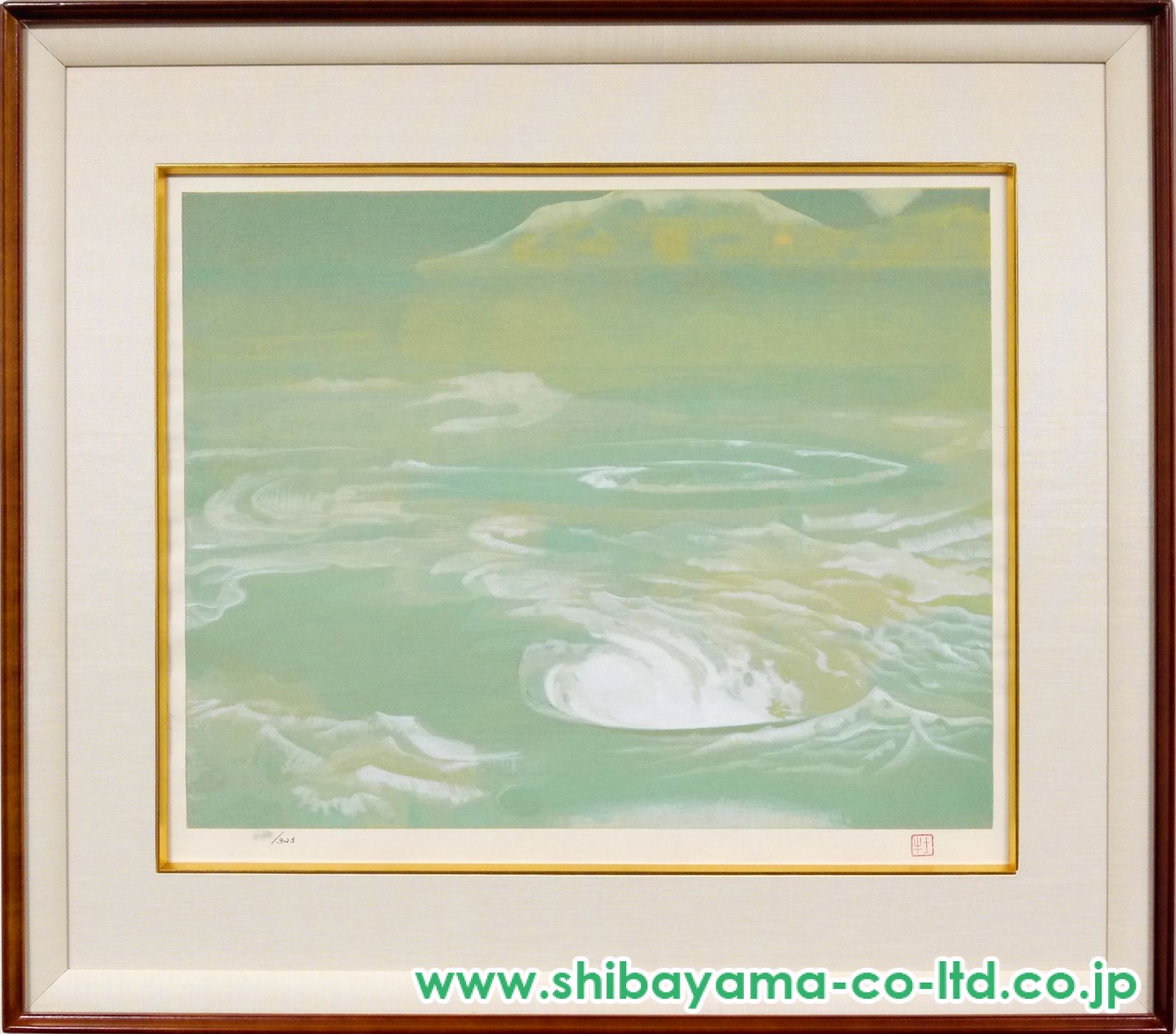 奥村土牛、輪島の夕照、豪華・希少・大判画集画、新品高級額・額装付 Yahoo!オークション - 奥村土牛 「聖牛」 希少な画集より 新品