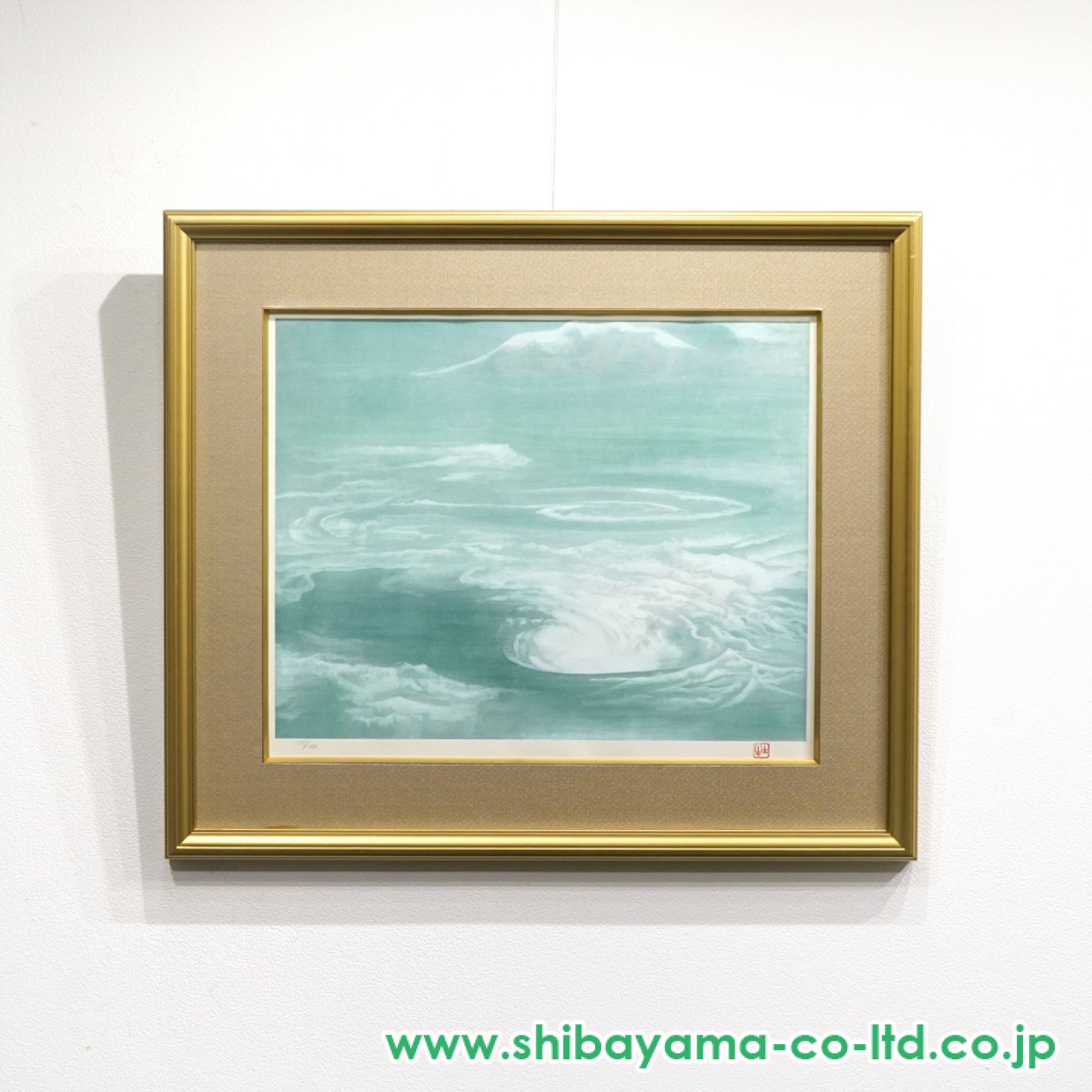 奥村土牛、輪島の夕照、豪華・希少・大判画集画、新品高級額・額装付 Yahoo!オークション - 奥村土牛 「聖牛」 希少な画集より 新品