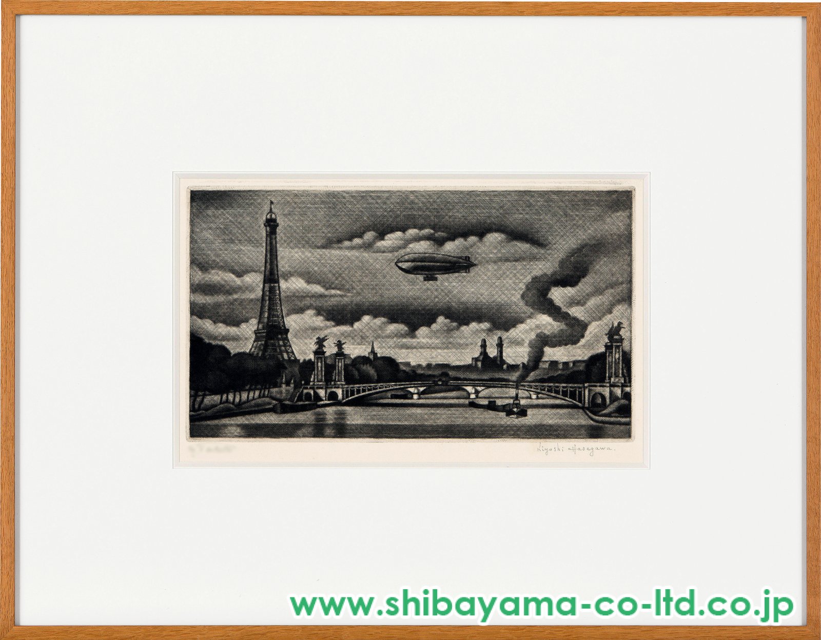 絵画　風景画　フランス　Martin Dieterle アレキサンドルIII世橋 絵画 風景画 フランス Martin Dieterle アレキサンドルIII世橋