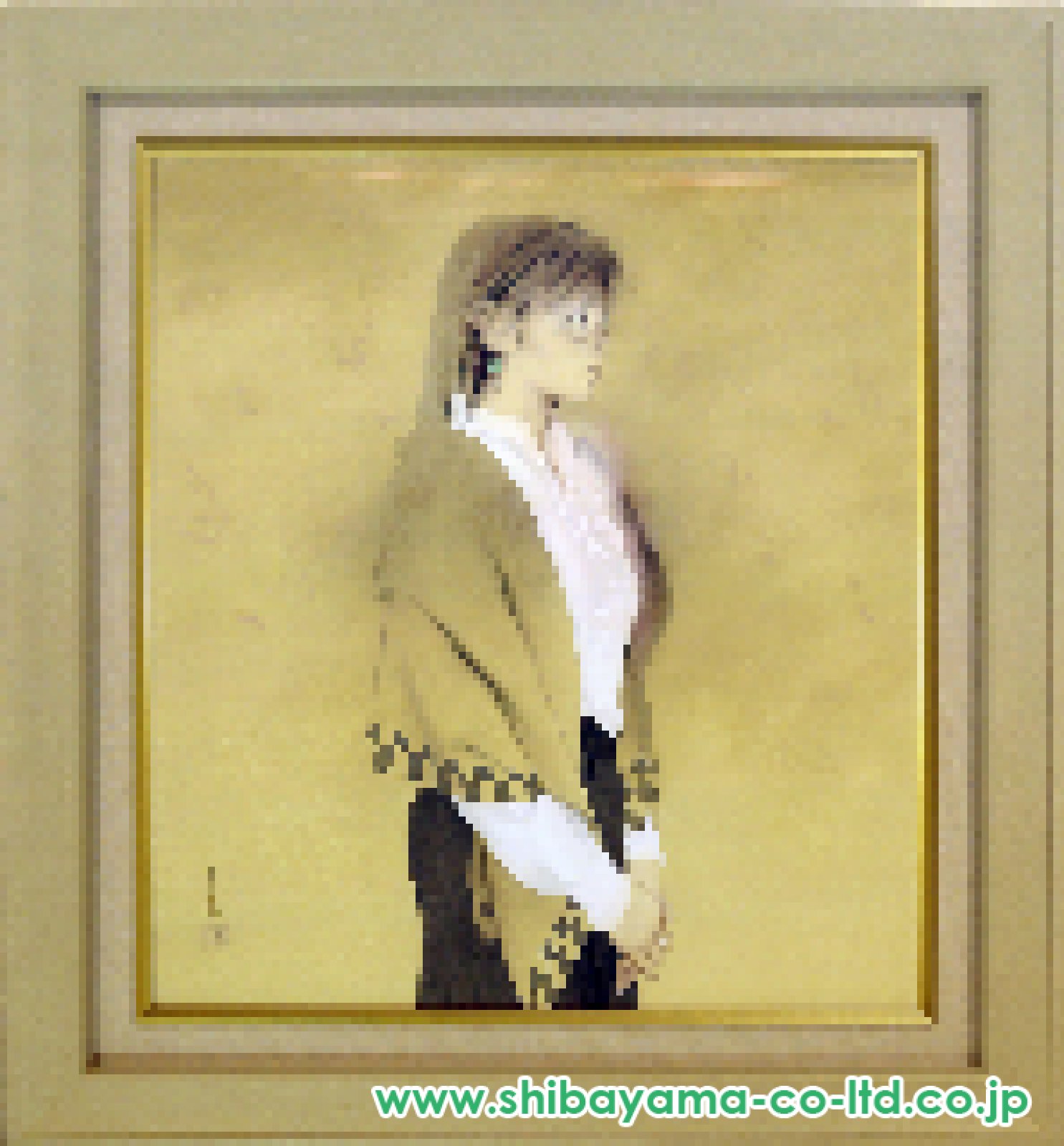 北田克己「あさかげ」日本画 :: 絵画買取・販売 - シバヤマ