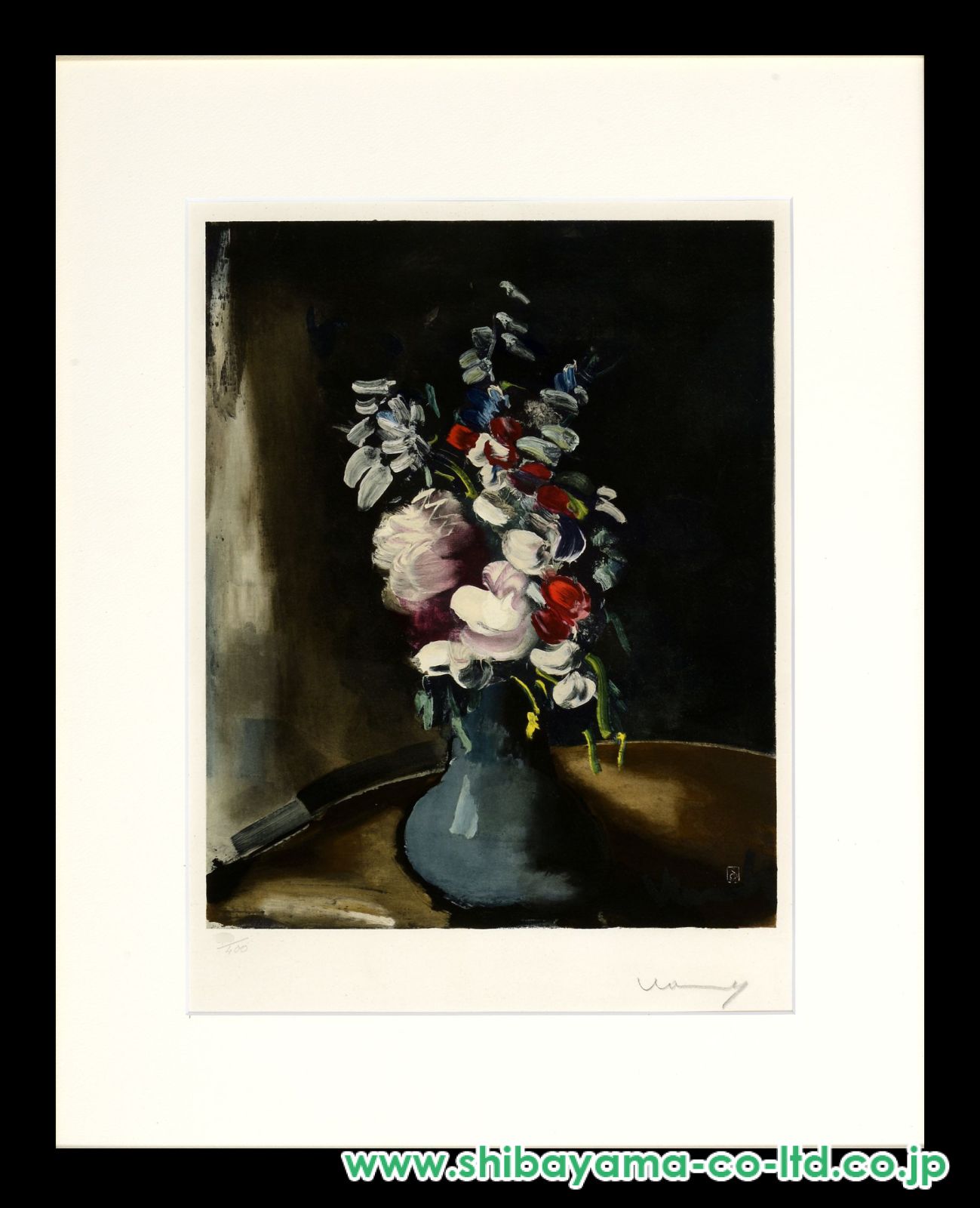 モーリス・ド・ヴラマンク、【卓上の静物】、希少画集画、状態良好 モーリス・ド・ヴラマンク、【卓上の静物】、希少画集画、状態