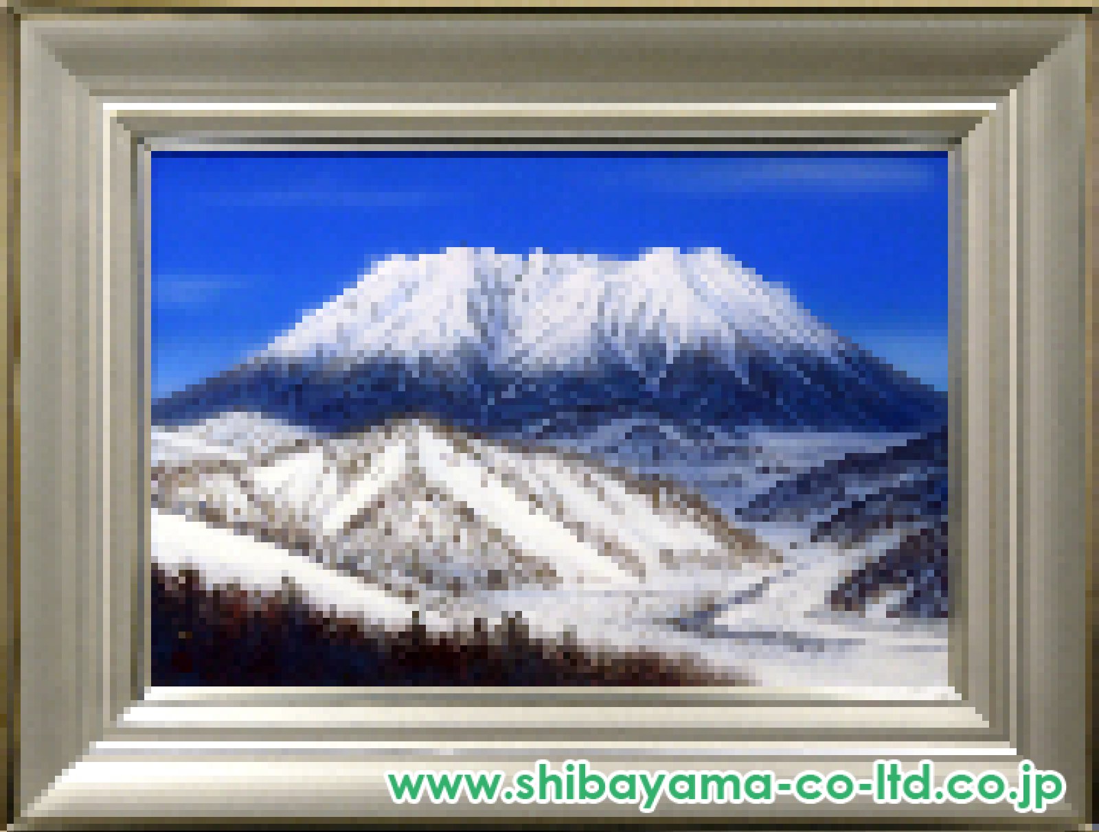 遠山幸男「御嶽」日本画 M10号 :: 絵画買取・販売 - シバヤマ