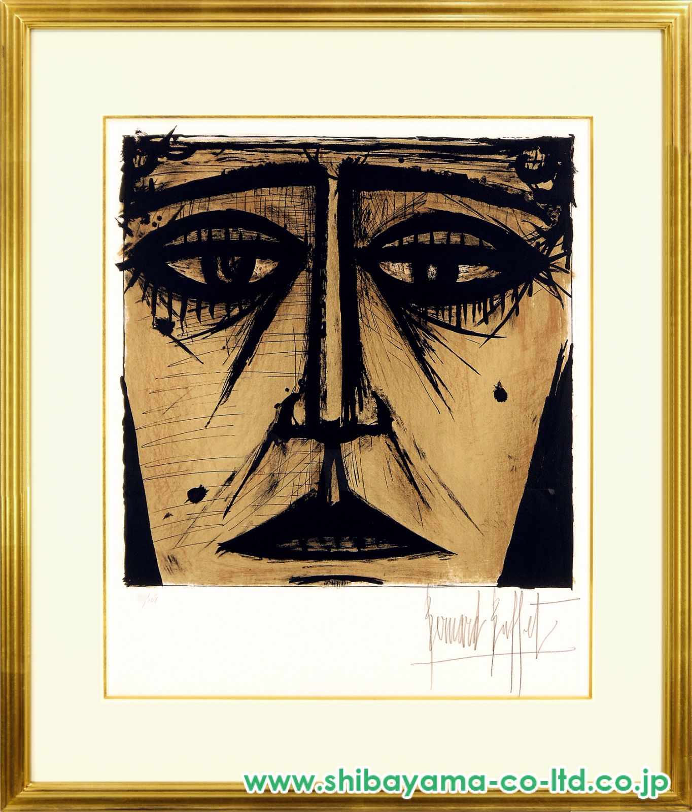 ベルナール・ビュッフェ「VISAGE」リトグラフ :: 絵画買取・販売