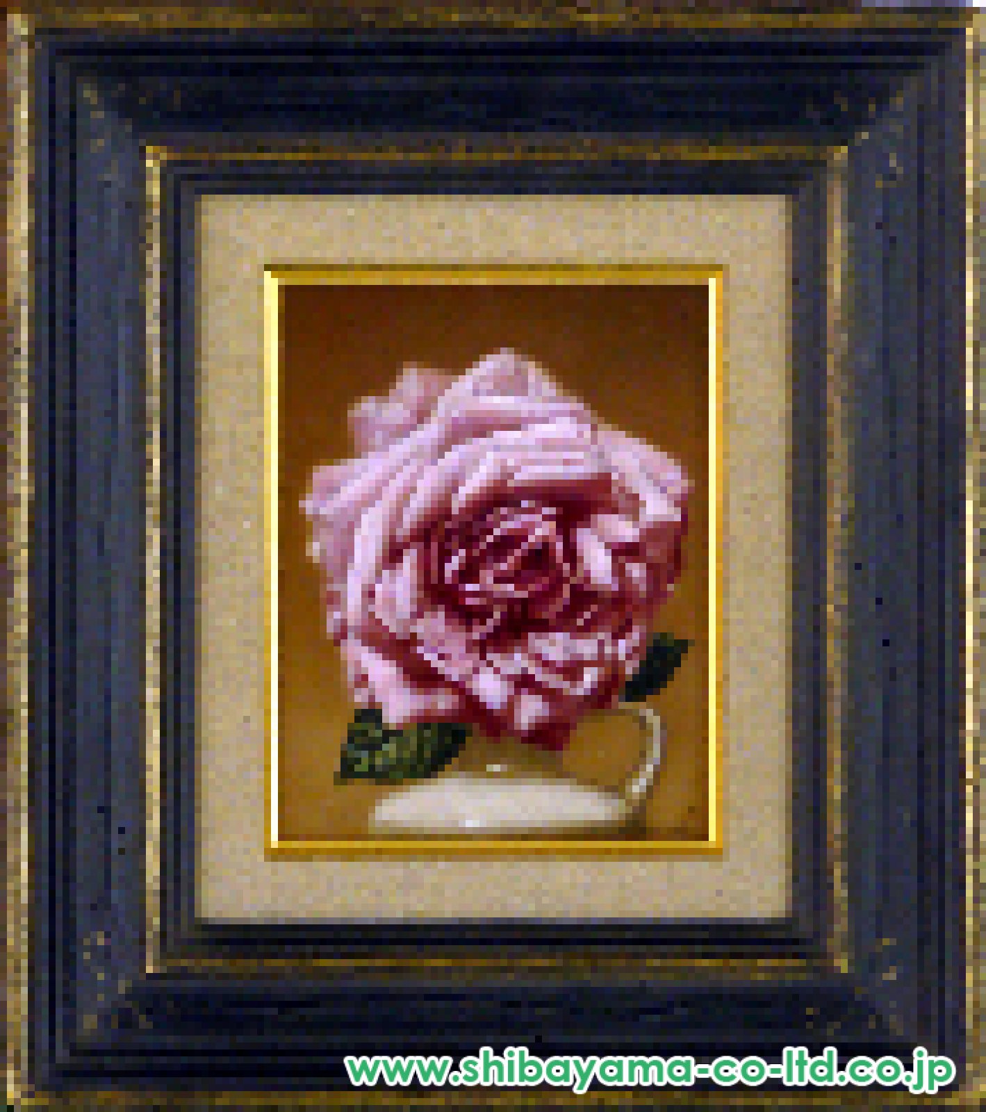 山中雅彦「薔薇」油彩 0号 :: 絵画買取・販売 - シバヤマ