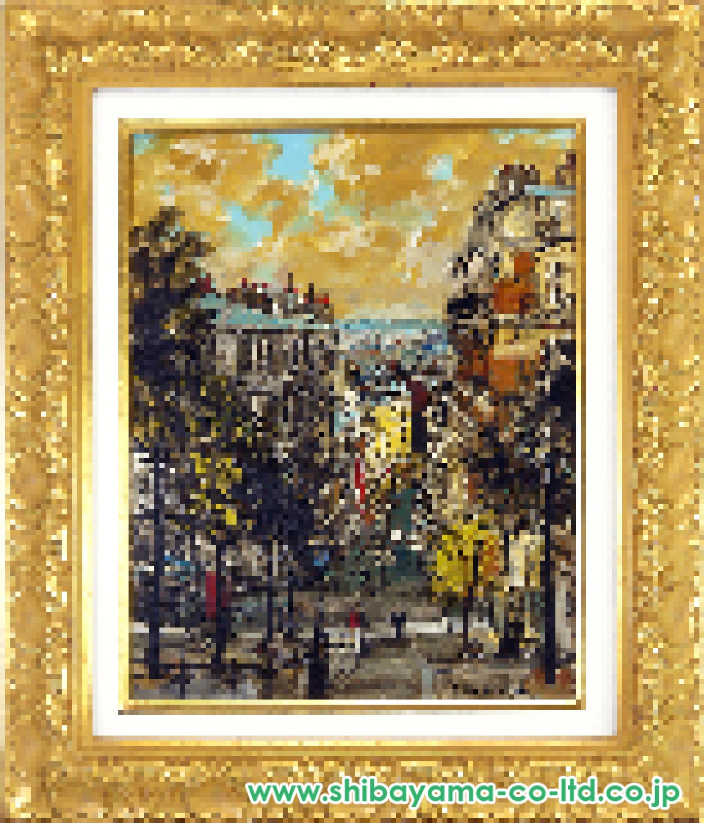 児玉幸雄「モンマルトル風景」油彩 M6号 :: 絵画買取・販売 - シバヤマ
